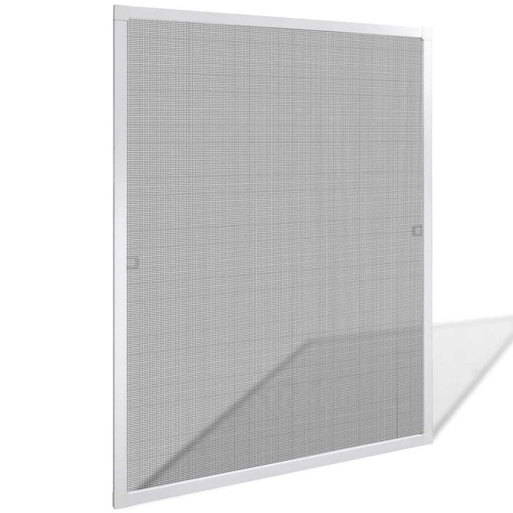 vidaXL Bílá okenní síť proti hmyzu 80 x 100 cm