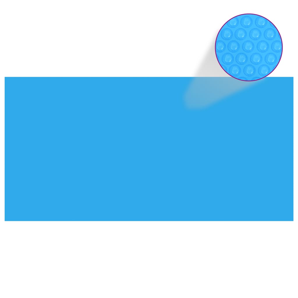 vidaXL Obdélníkový kryt na bazén 549 x 274 cm modrá PE
