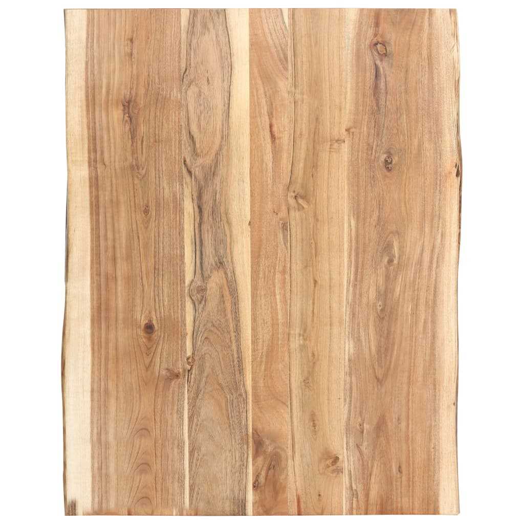 vidaXL Stolní deska masivní akáciové dřevo 80 x (50-60) x 3