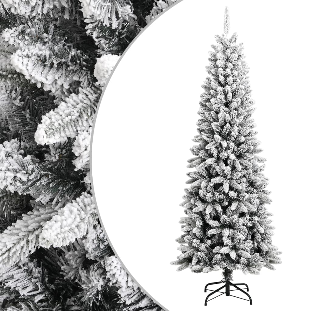 vidaXL Umělý vánoční stromek se sněhem 240 cm PVC a PE