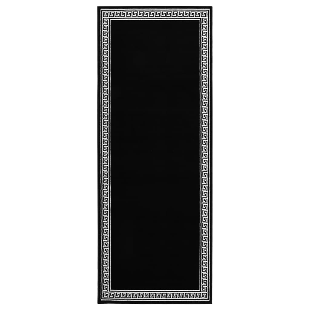 vidaXL Běhoun BCF černý se vzorem 100 x 300 cm
