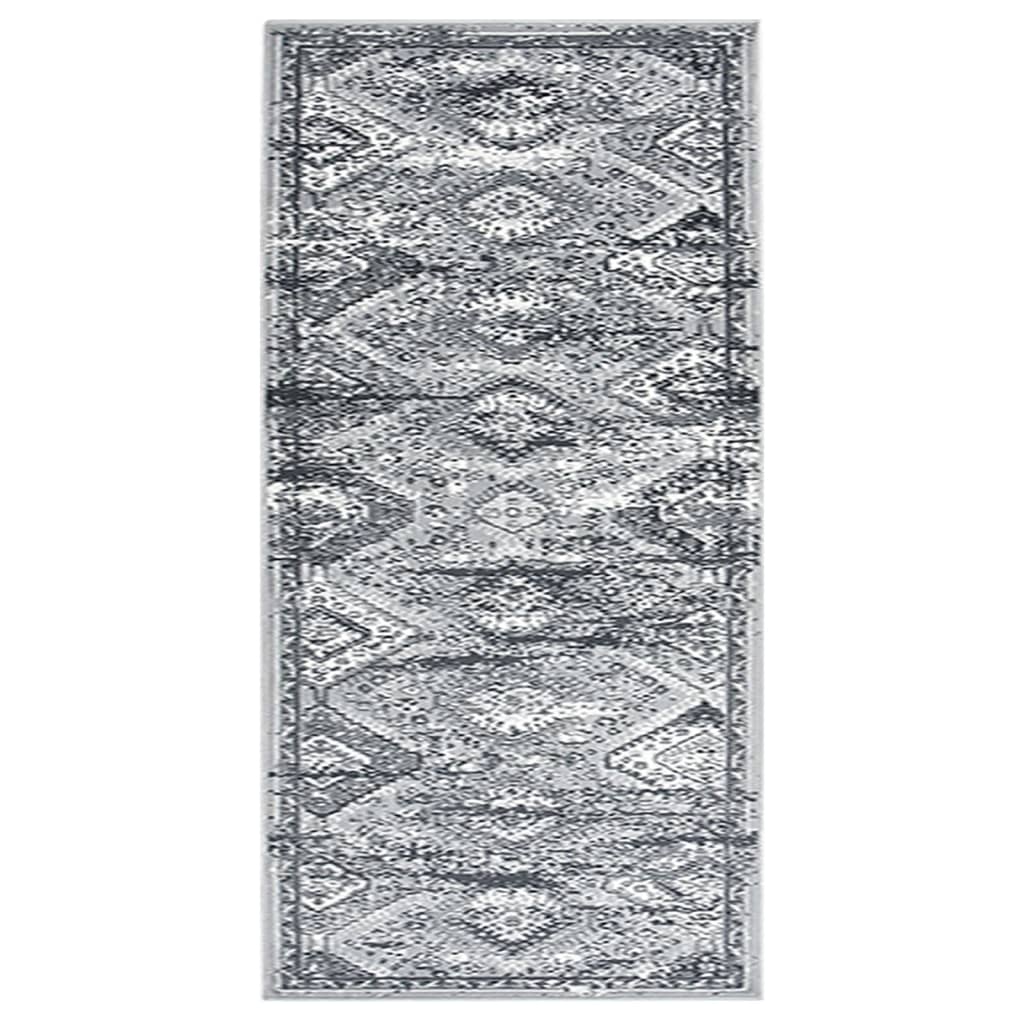 vidaXL Běhoun BCF orientální šedý 80 x 150 cm