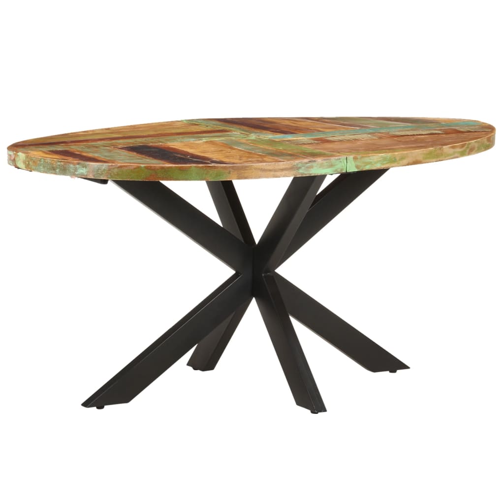 vidaXL Jídelní stůl 160 x 90 x 75 cm masivní recyklované dřevo