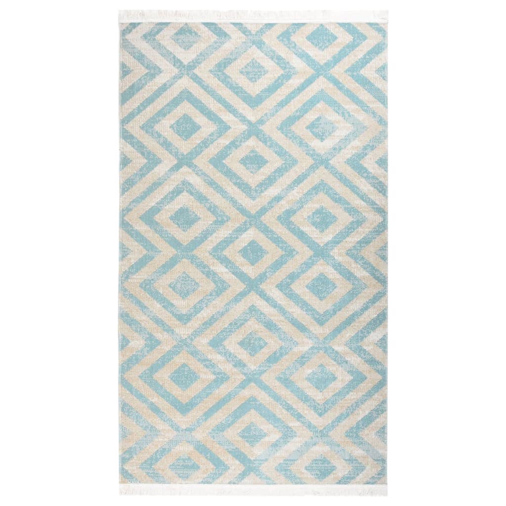 vidaXL Venkovní koberec hladce tkaný 115 x 170 cm zelenobéžový