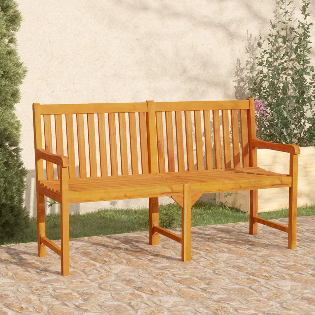 vidaXL Zahradní lavice 150 cm masivní akáciové dřevo