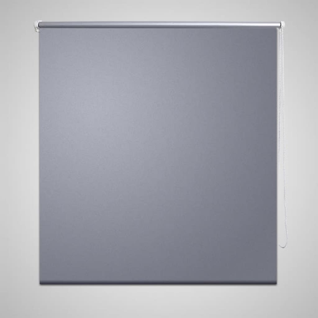 vidaXL Zatemňovací látková roleta - 80 x 230 cm - šedá