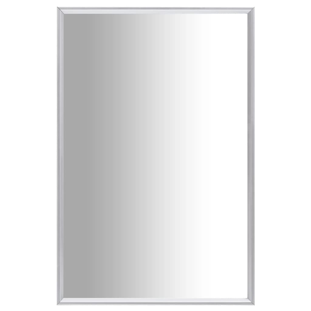 vidaXL Zrcadlo stříbrné 60 x 40 cm