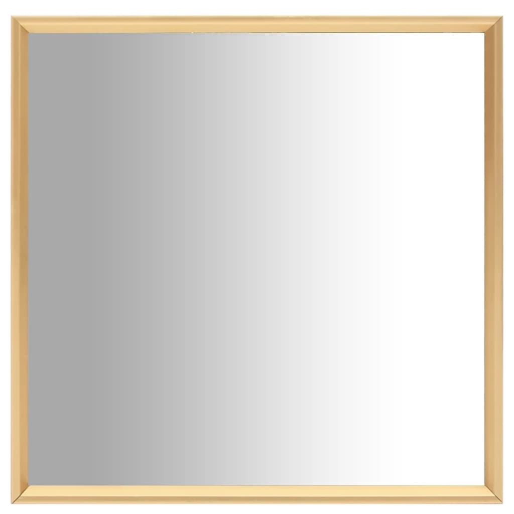 vidaXL Zrcadlo zlaté 40 x 40 cm