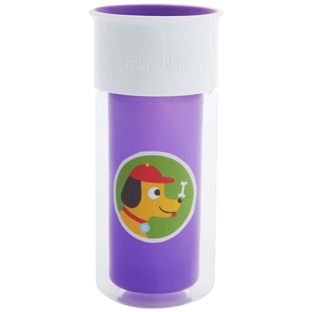 Munchkin 430941 Insulated Personalised Cup "Miracle 360°" Purple