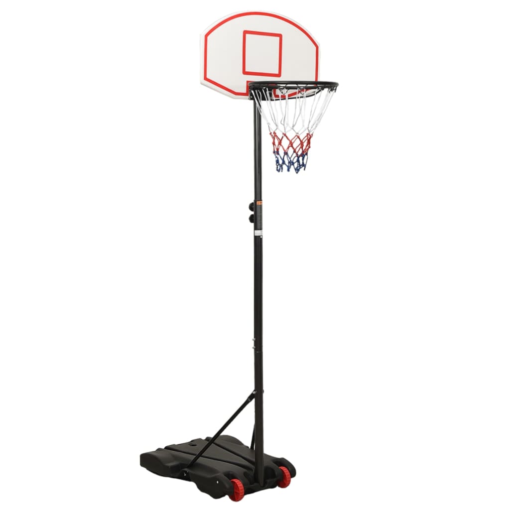 vidaXL Basketbalový koš bílý 216-250 cm polyethylen
