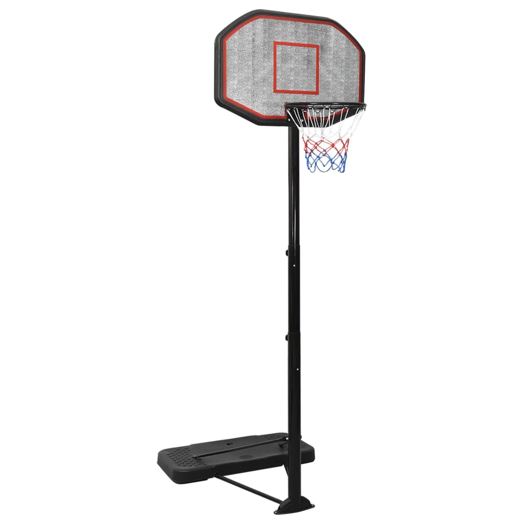 vidaXL Basketbalový koš černý 258-363 cm polyethylen