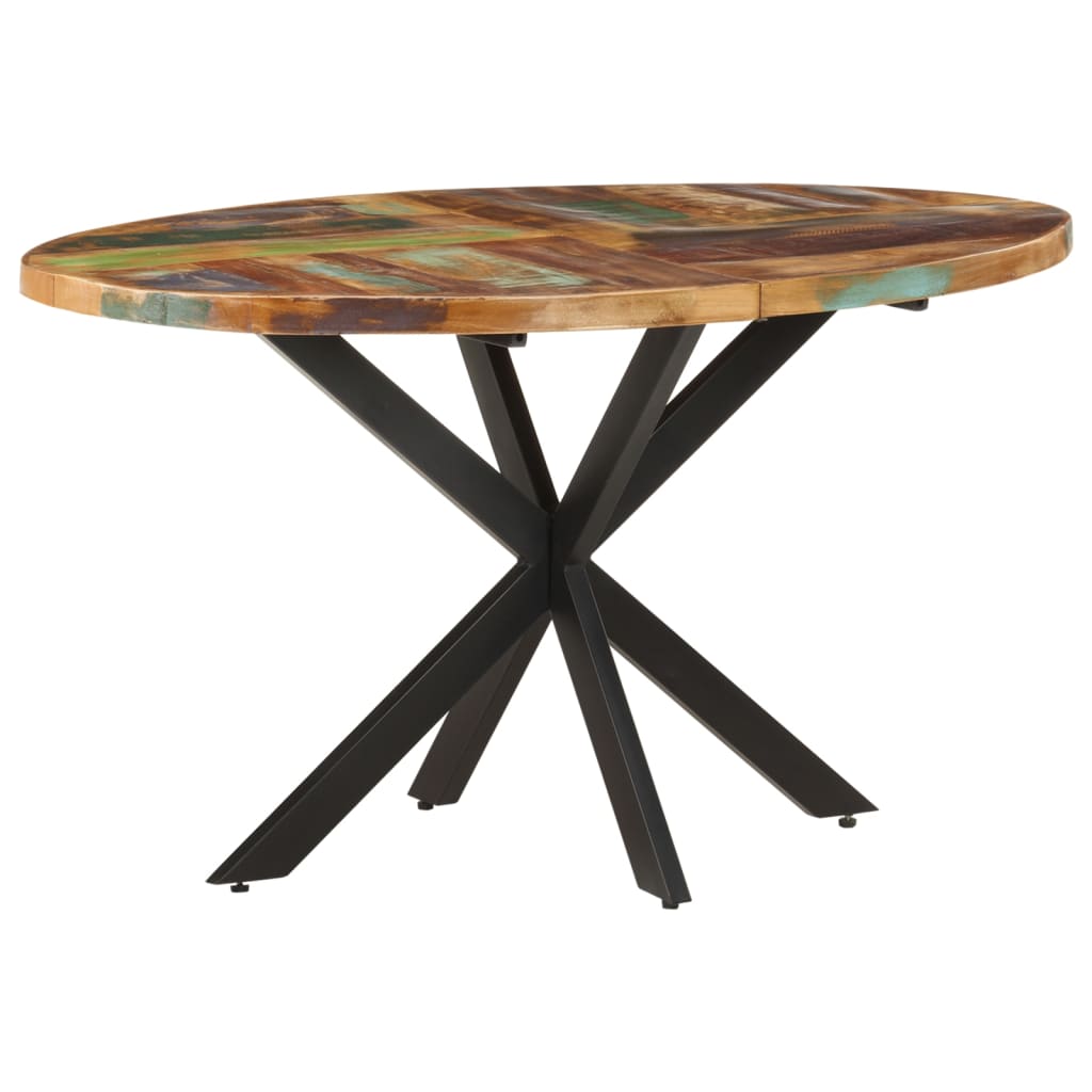 vidaXL Jídelní stůl 140 x 80 x 75 cm masivní recyklované dřevo