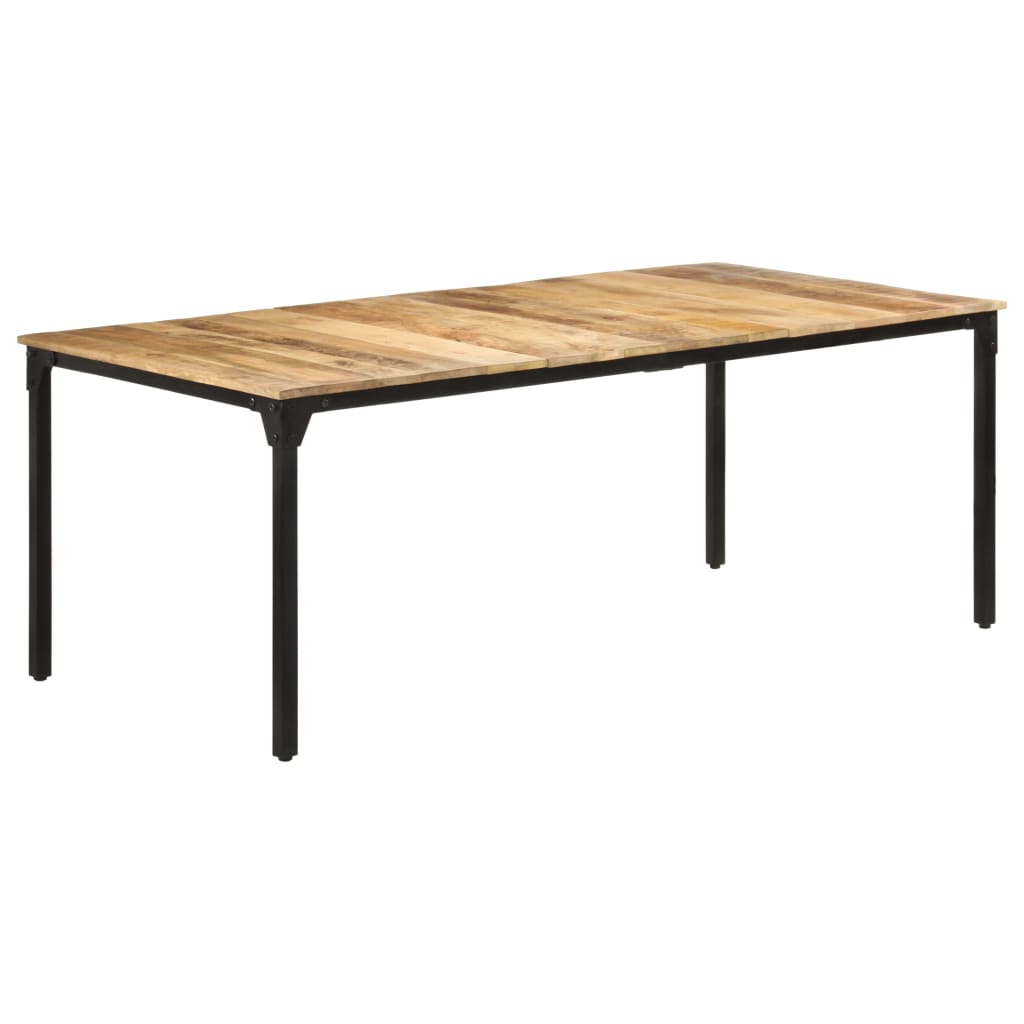 vidaXL Jídelní stůl 200 x 100 x 76 cm hrubé mangovníkové dřevo