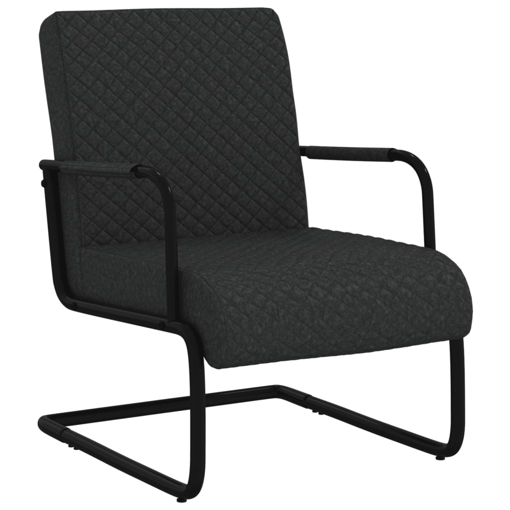vidaXL Konzolová židle černá umělá kůže