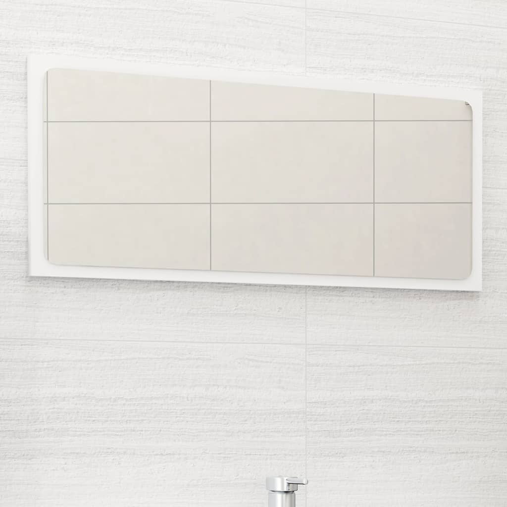 vidaXL Koupelnové zrcadlo bílé 80 x 1