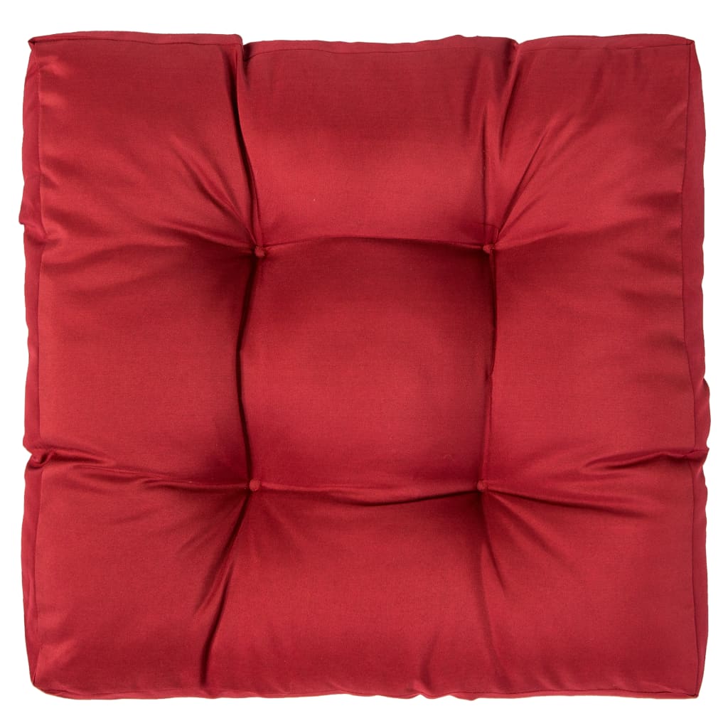 vidaXL Poduška na paletový nábytek červená 58 x 58 x 10 cm polyester