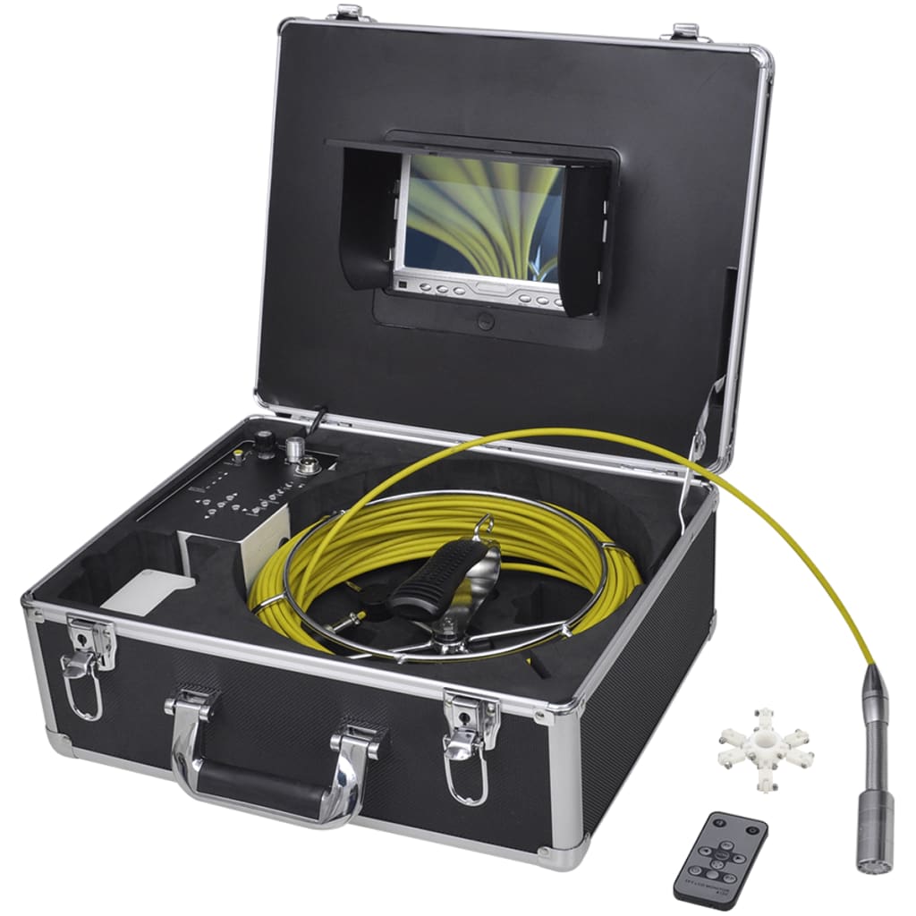 vidaXL Potrubní inspekční kamera 30 cm s DVR kontrolní skříňkou