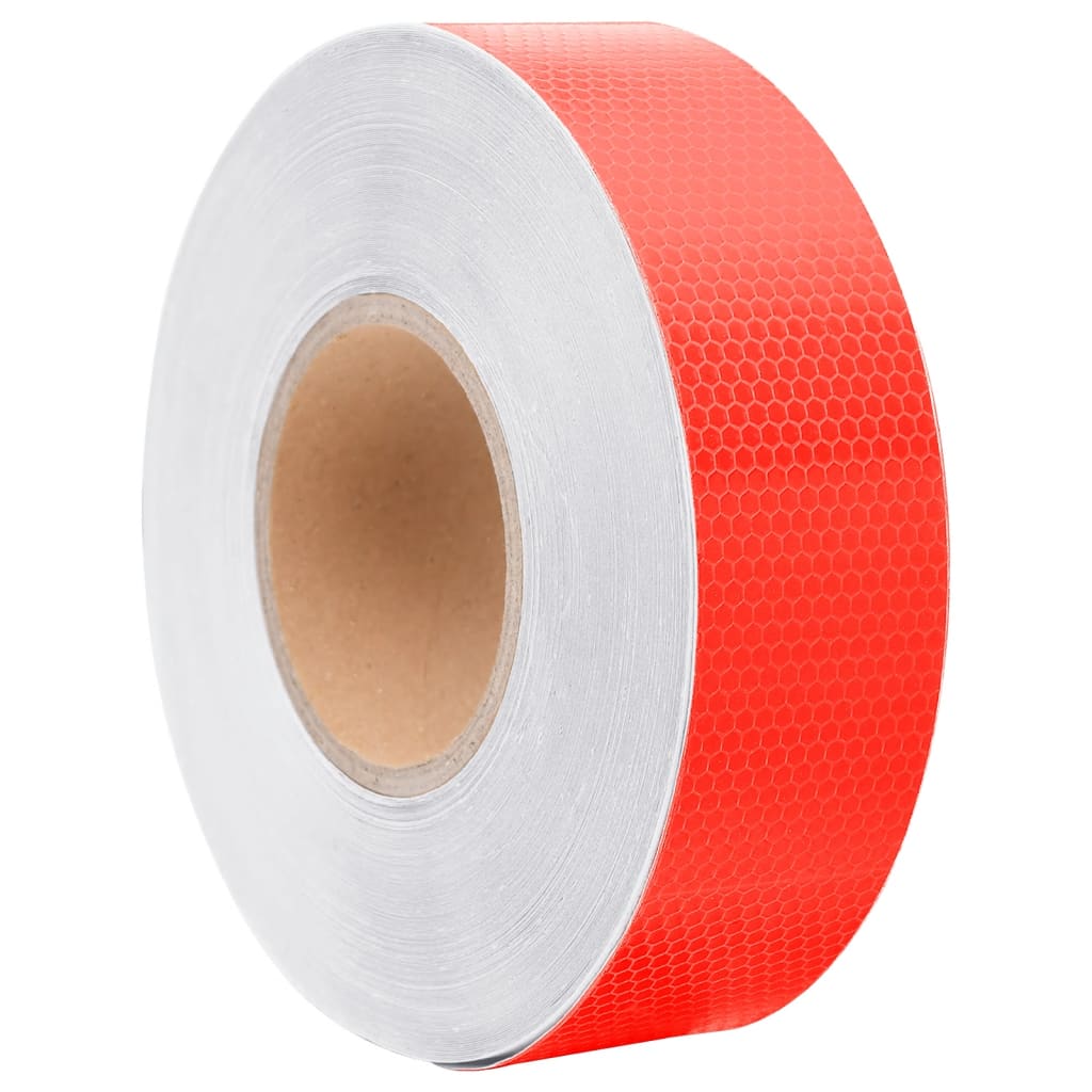 vidaXL Reflexní páska červená 5 cm x 50 m PVC