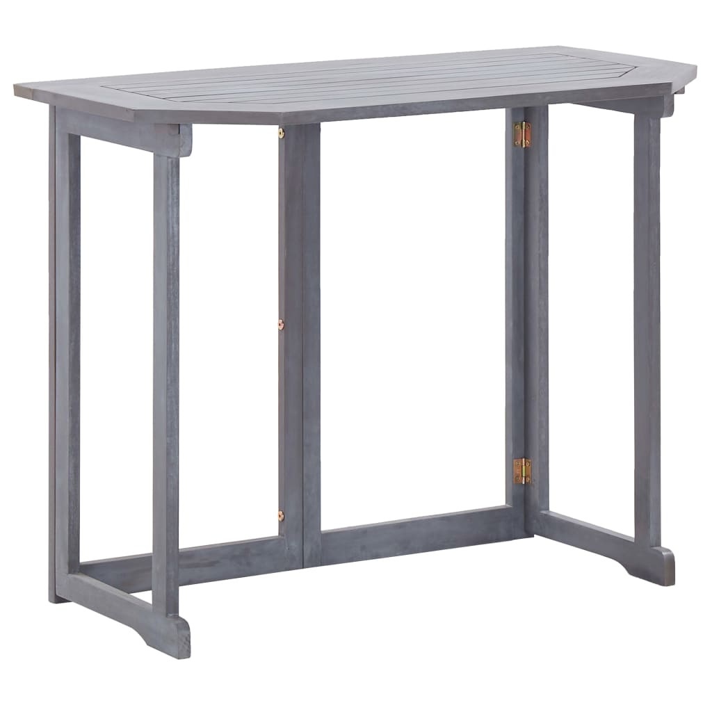 vidaXL Skládací stůl na balkón 90x50x74 cm masivní akáciové dřevo