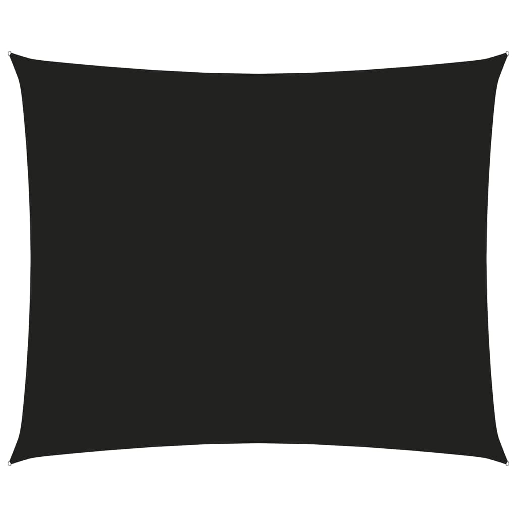 vidaXL Stínící plachta oxfordská látka obdélníková 2 x 3 m černá