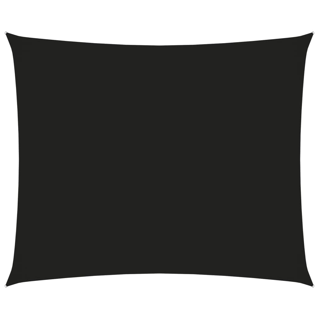 vidaXL Stínící plachta oxfordská látka obdélníková 4 x 5 m černá