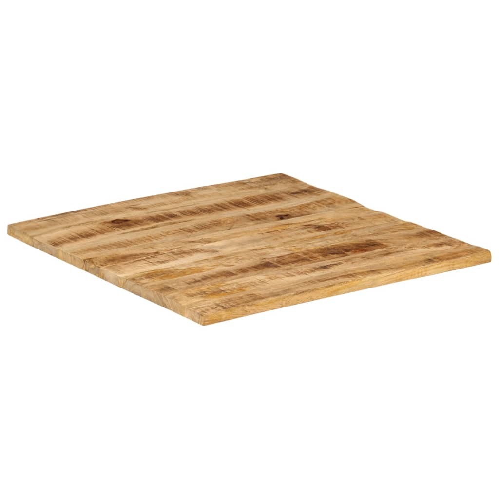 vidaXL Stolní deska 25-27 mm 80x80 cm masivní mangovníkové dřevo