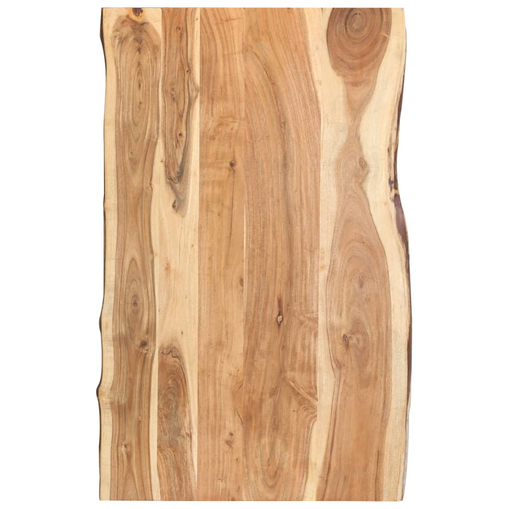 vidaXL Stolní deska masivní akáciové dřevo 100 x (50-60) x 3