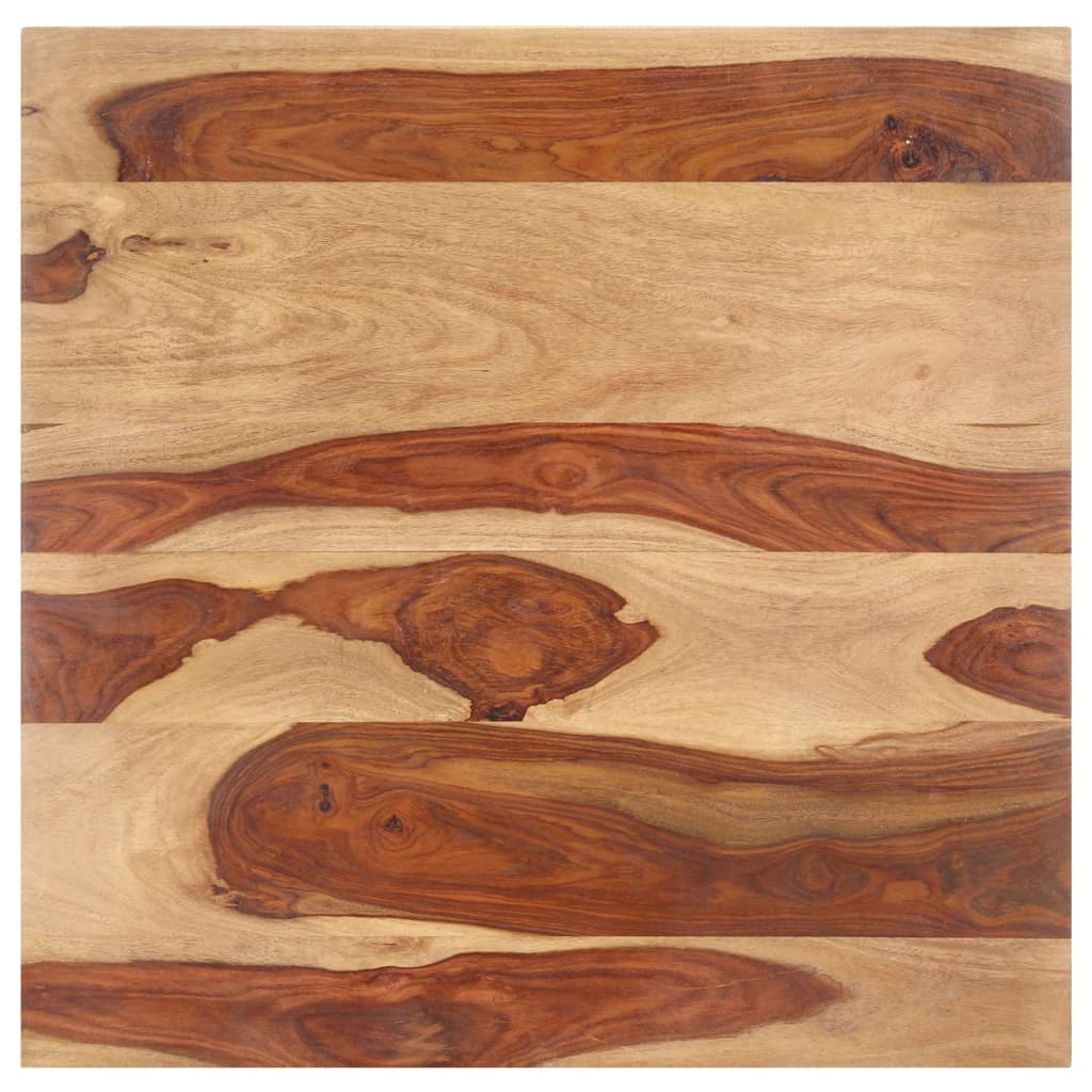 vidaXL Stolní deska masivní sheeshamové dřevo 15-16 mm 80 x 80 cm