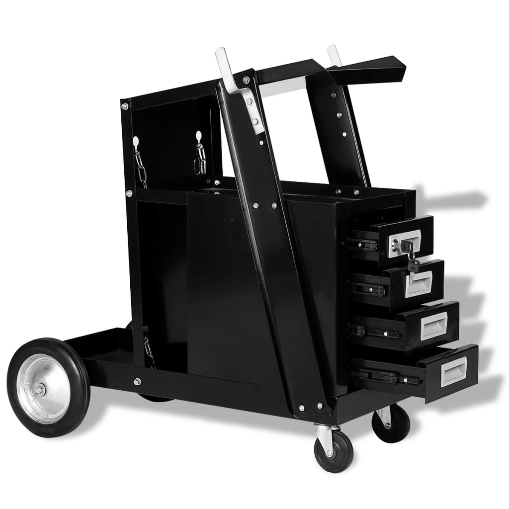 vidaXL Svářečský vozík se 4 zásuvkami