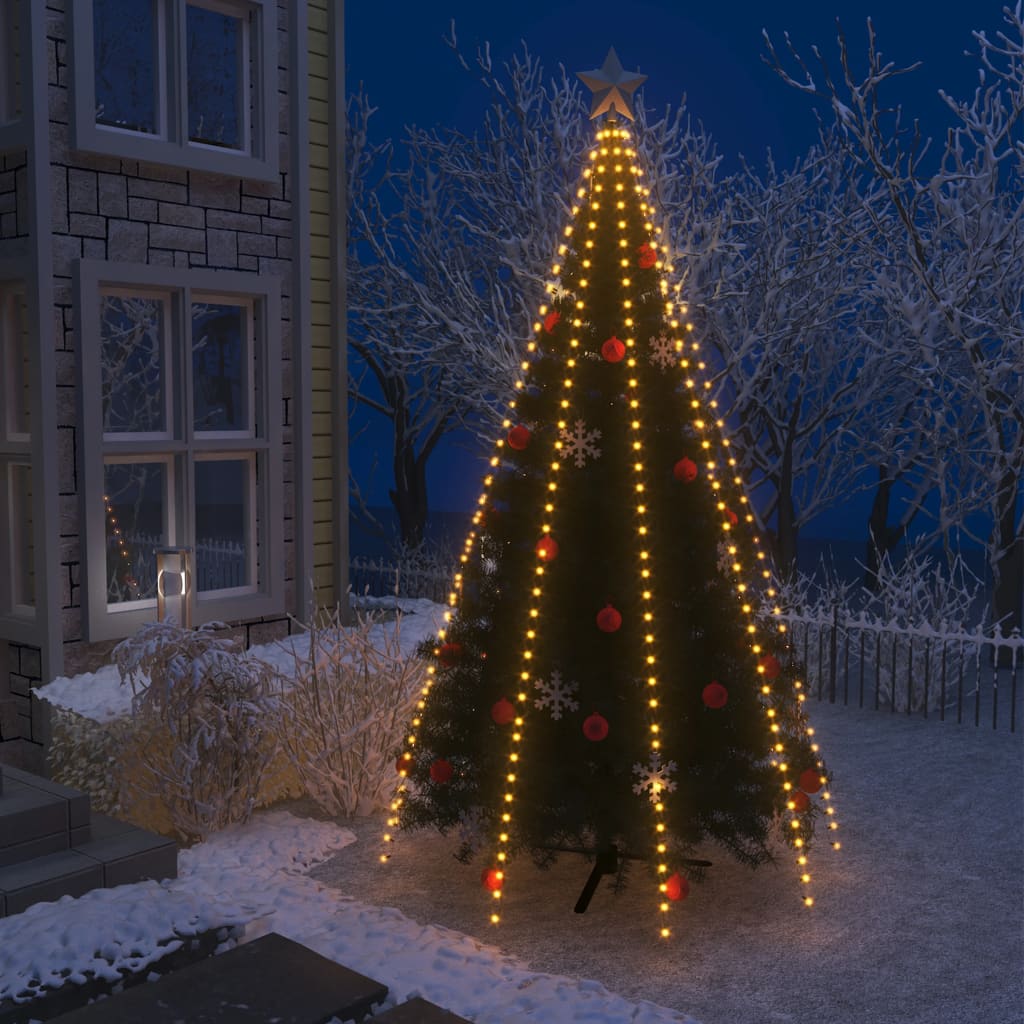 vidaXL Světelná síť na vánoční stromek se 400 LED diodami 400 cm