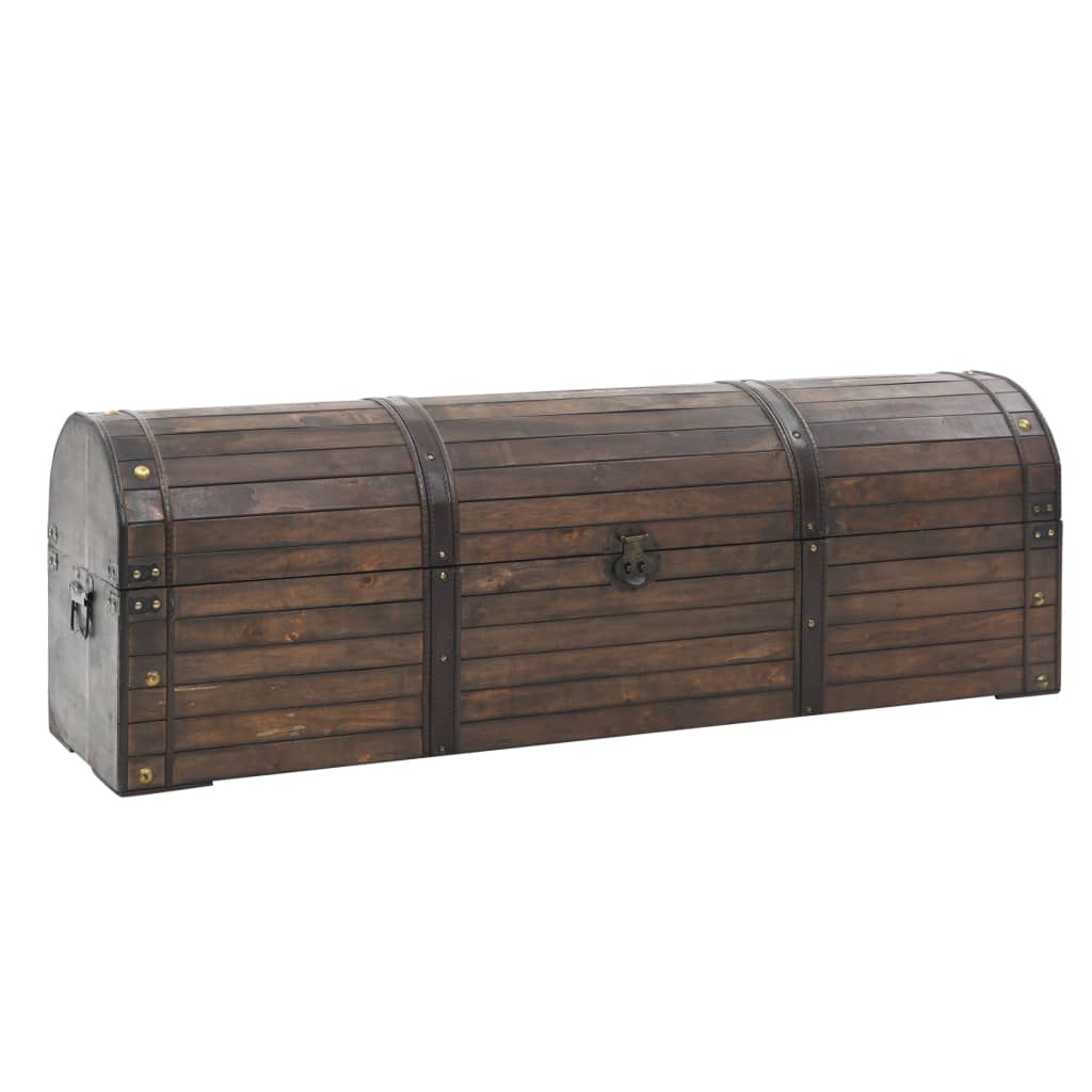 vidaXL Úložná truhla z masivního dřeva vintage styl 120 x 30 x 40 cm