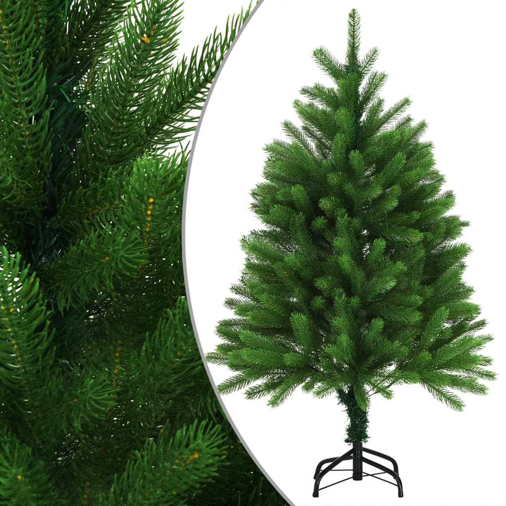 vidaXL Umělý vánoční strom s velmi realistickým jehličím 120 cm zelený