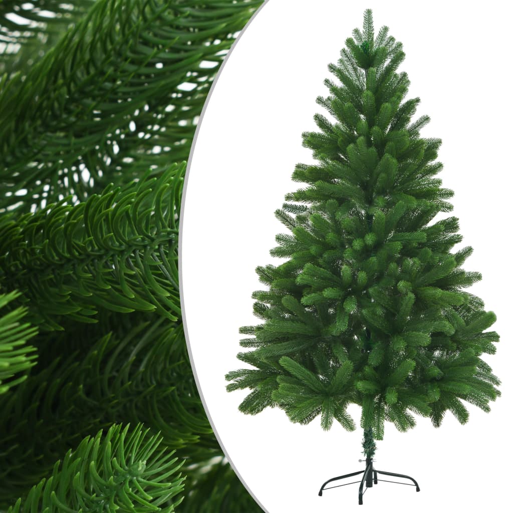 vidaXL Umělý vánoční strom s velmi realistickým jehličím 180 cm zelený