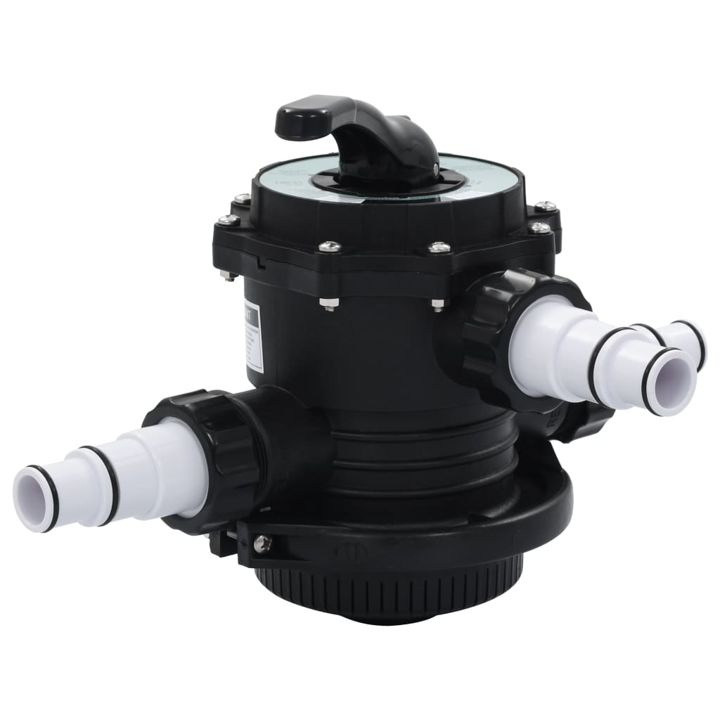 vidaXL Vícecestný ventil k pískové filtraci ABS 1
