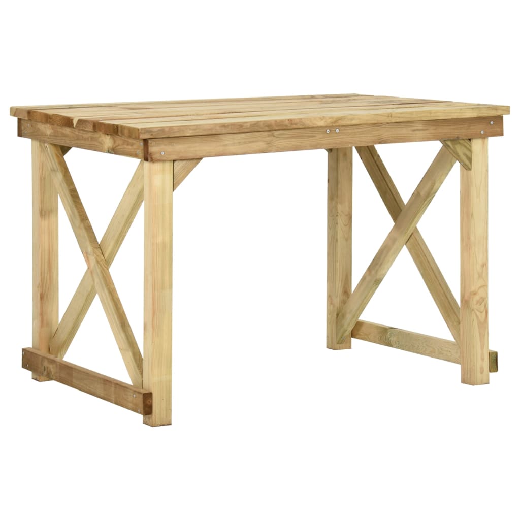 vidaXL Zahradní stůl 110 x 79 x 75 cm impregnované borové dřevo