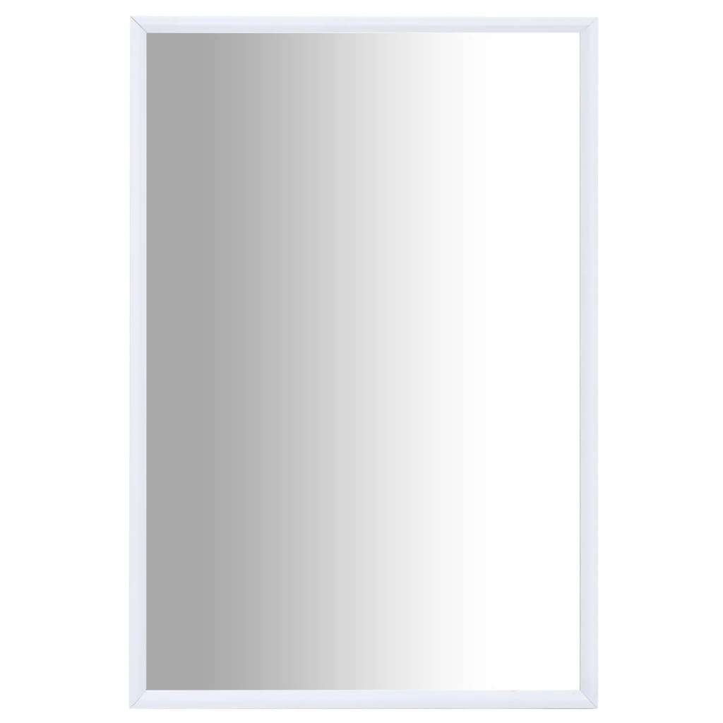 vidaXL Zrcadlo bílé 60 x 40 cm