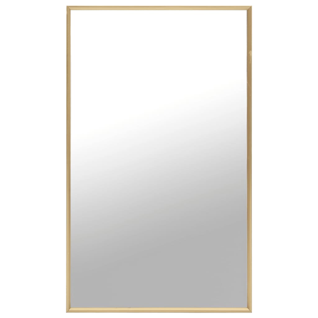 vidaXL Zrcadlo zlaté 100 x 60 cm