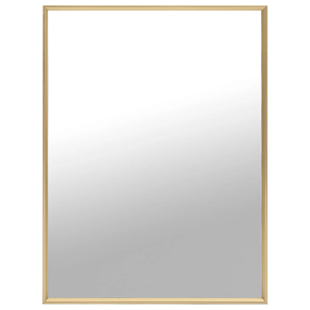 vidaXL Zrcadlo zlaté 80 x 60 cm