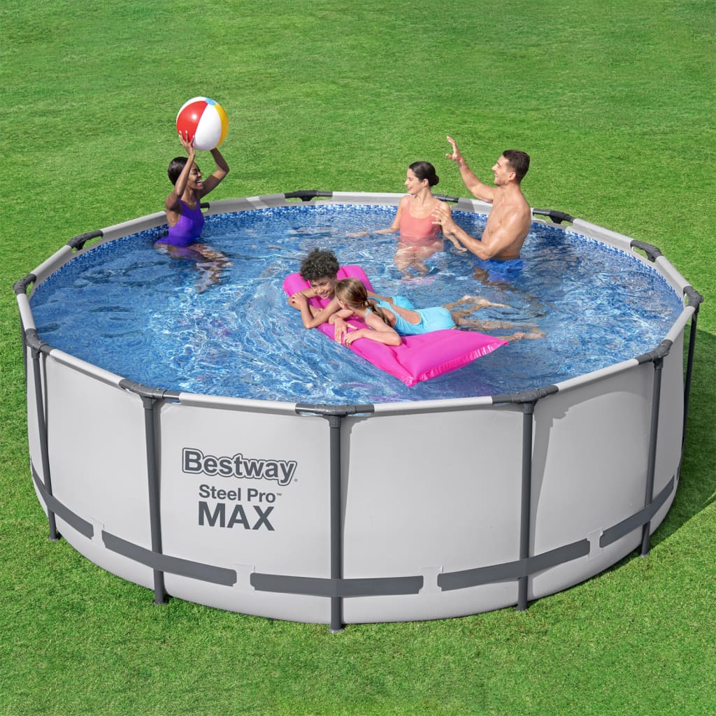 Bestway Bazénový set Steel Pro MAX kruhový 396 x 122 cm