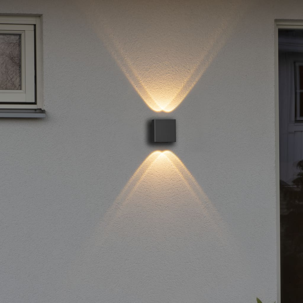 KONSTSMIDE LED nástěnná lampa Chieri 1 x 4 W antracitová