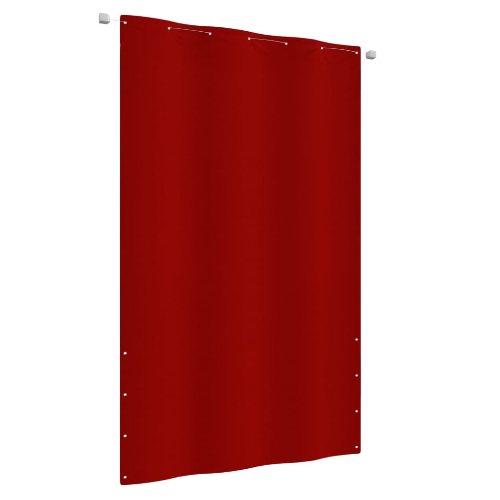 vidaXL Balkónová zástěna červená 140 x 240 cm oxfordská látka
