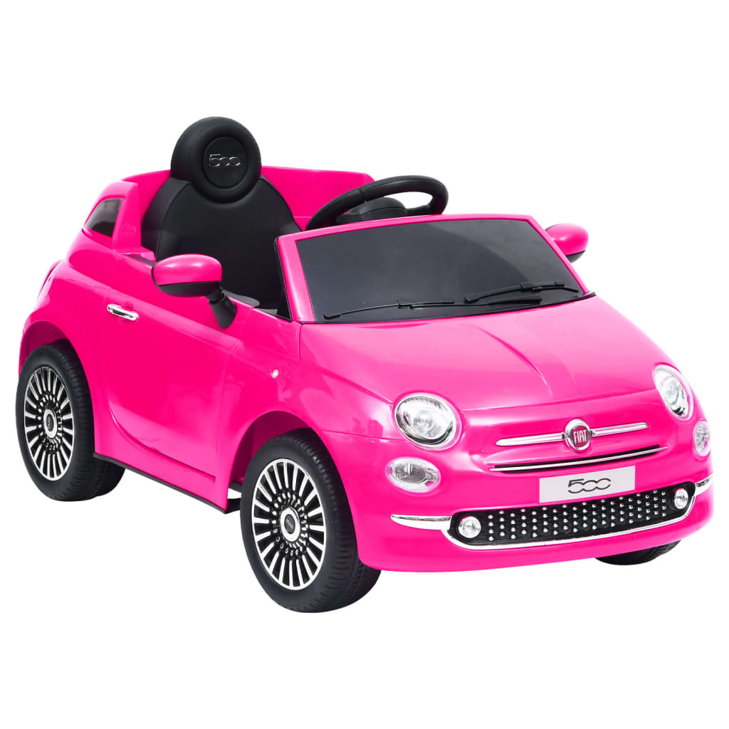 vidaXL Dětské elektrické auto Fiat 500 růžové