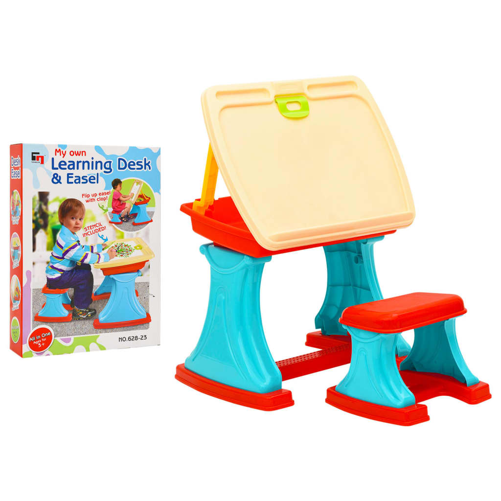vidaXL Dětský výtvarný stolek a stojan nastavitelný