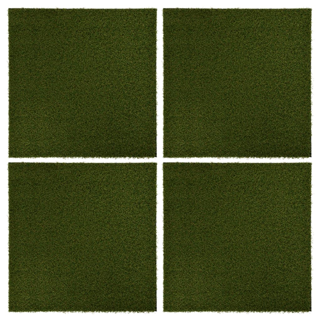vidaXL Dlaždice s umělou trávou 4 ks 50 x 50 x 2