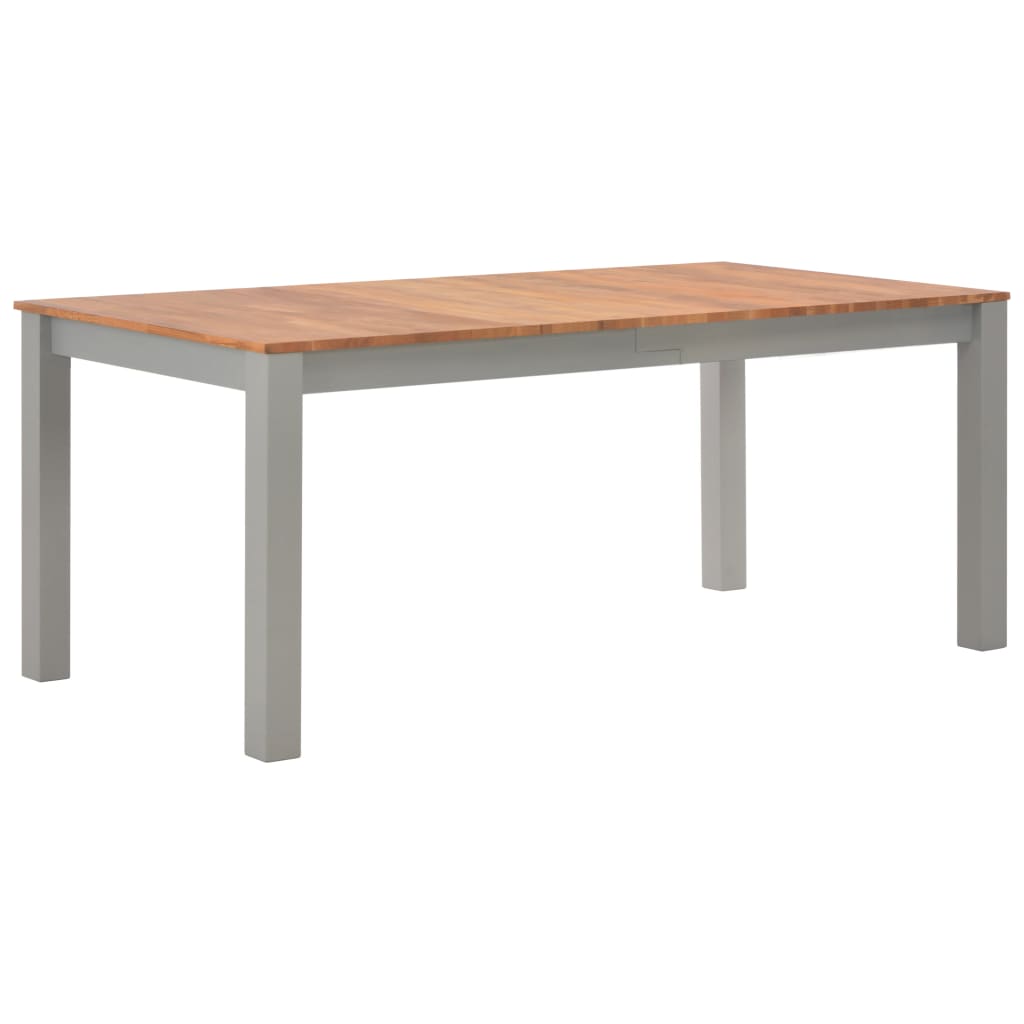 vidaXL Jídelní stůl 180 x 90 x 74 cm masivní dubové dřevo