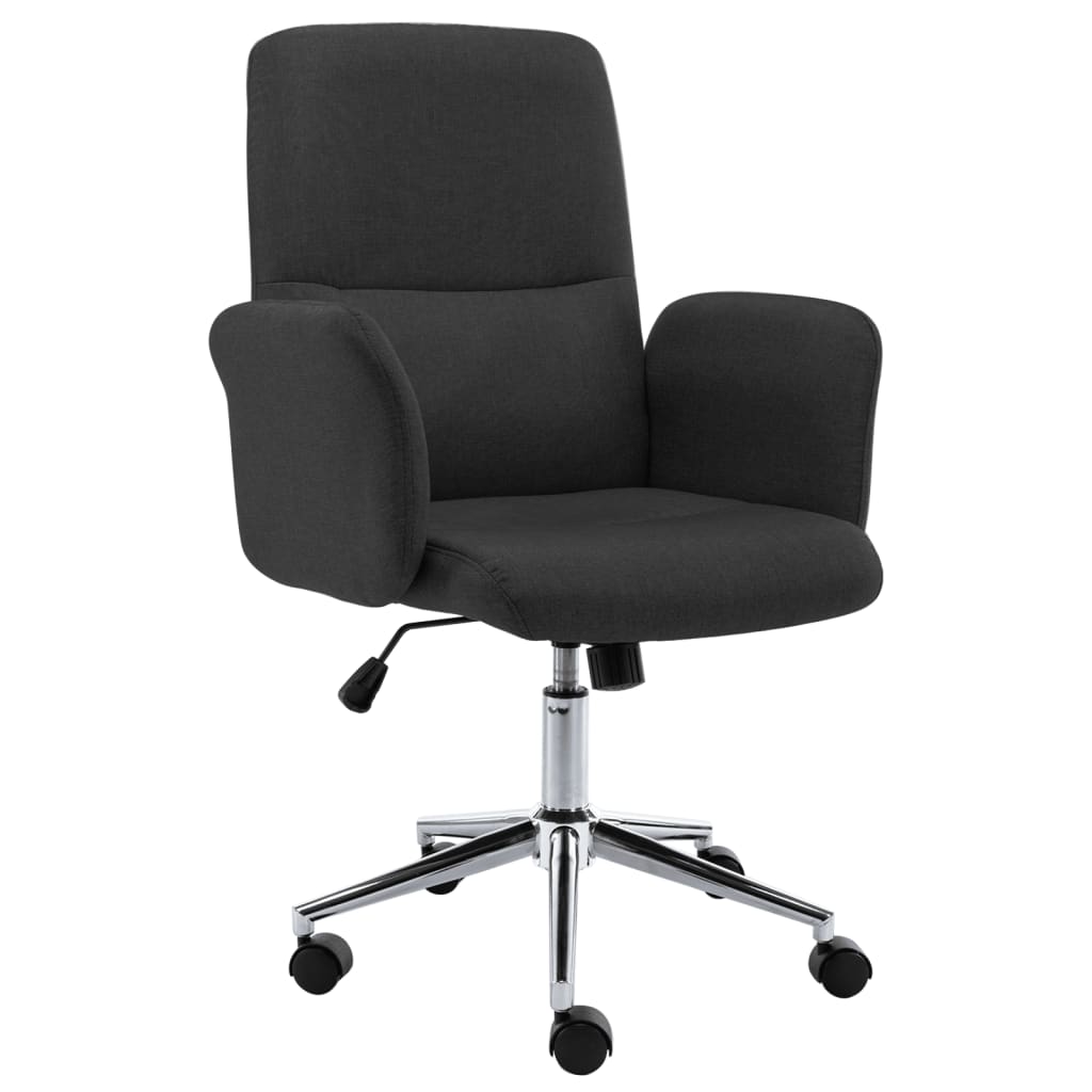 vidaXL Kancelářská židle černá textil