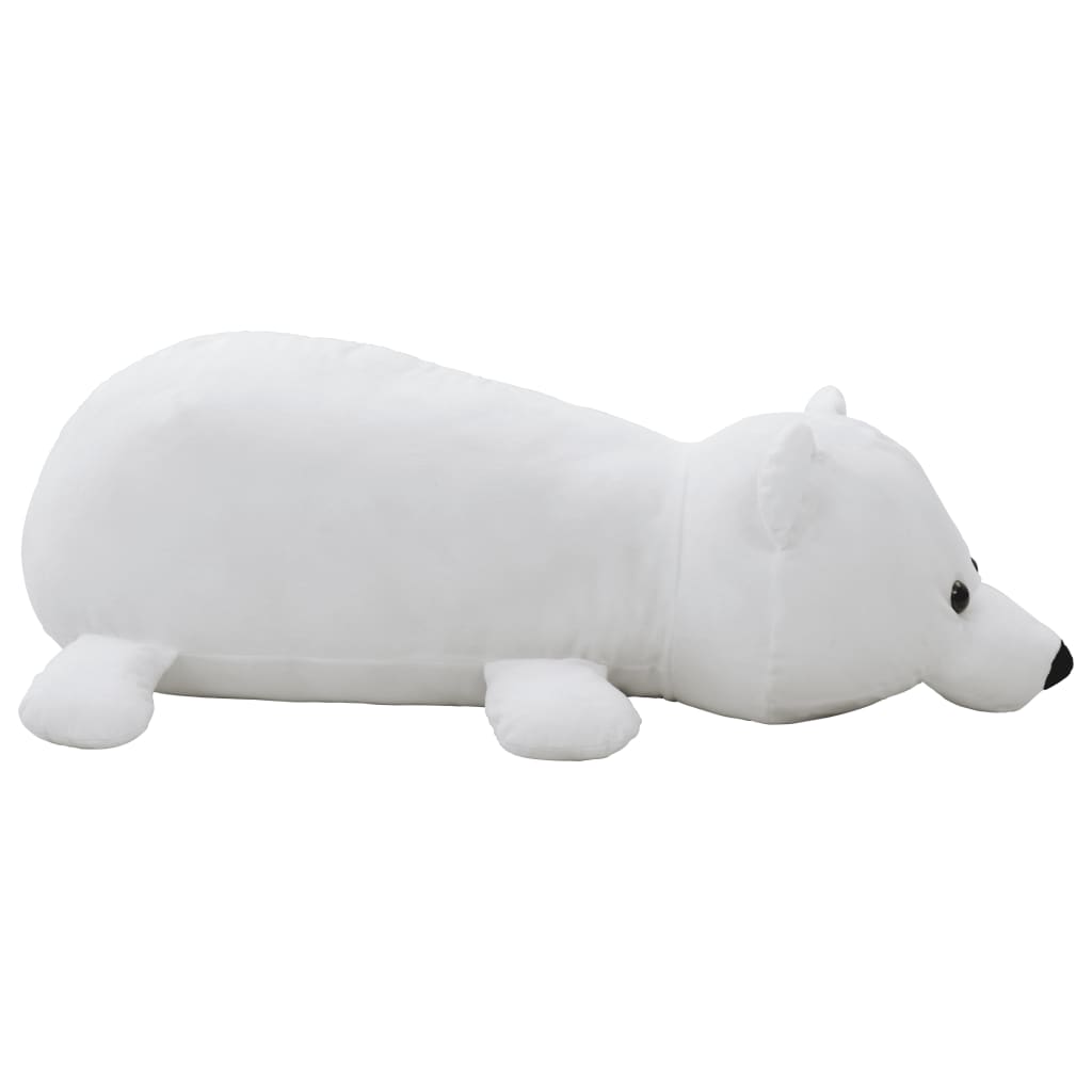 vidaXL Lední medvěd plyšová hračka bílý