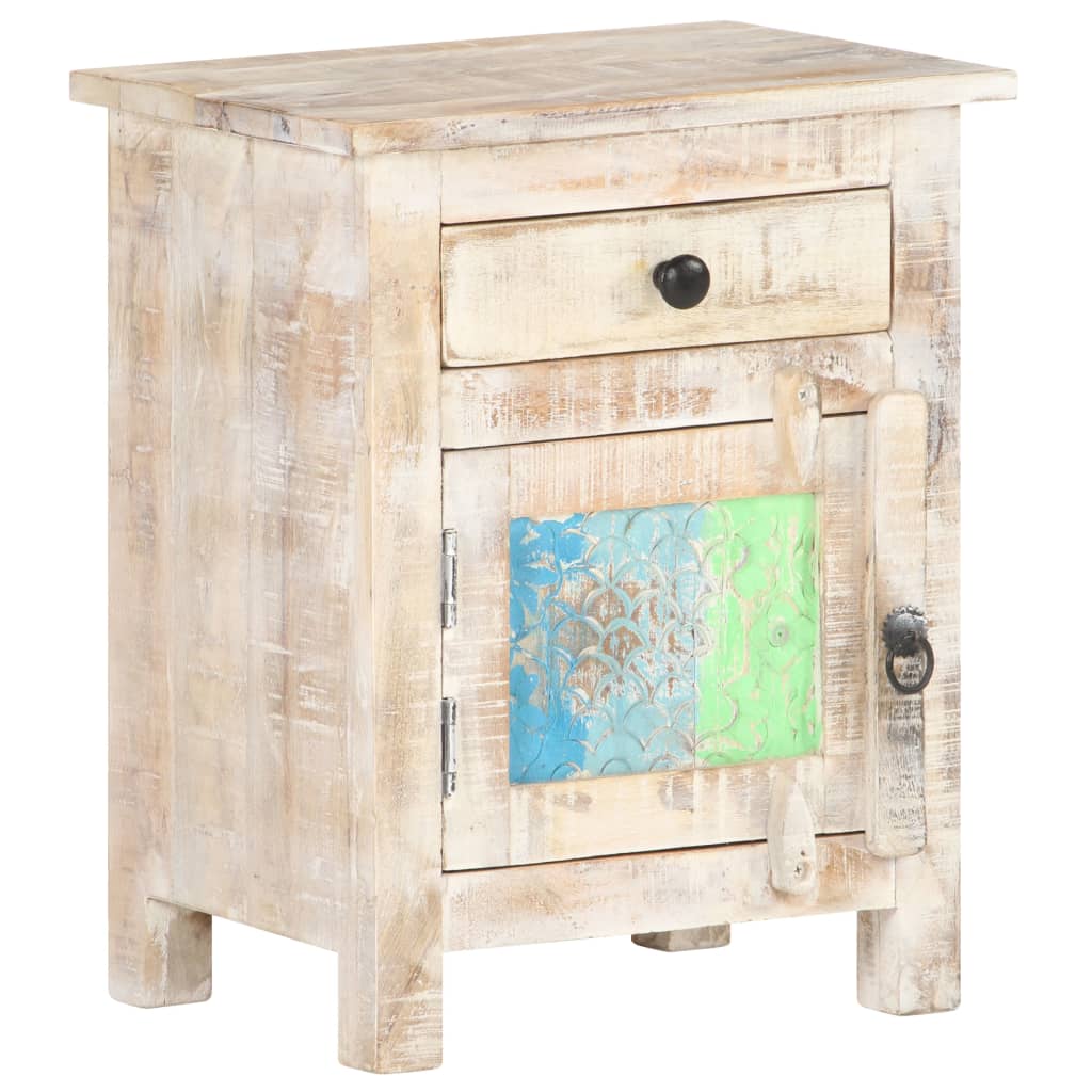 vidaXL Noční stolek 40 x 30 x 50 cm hrubé akáciové dřevo