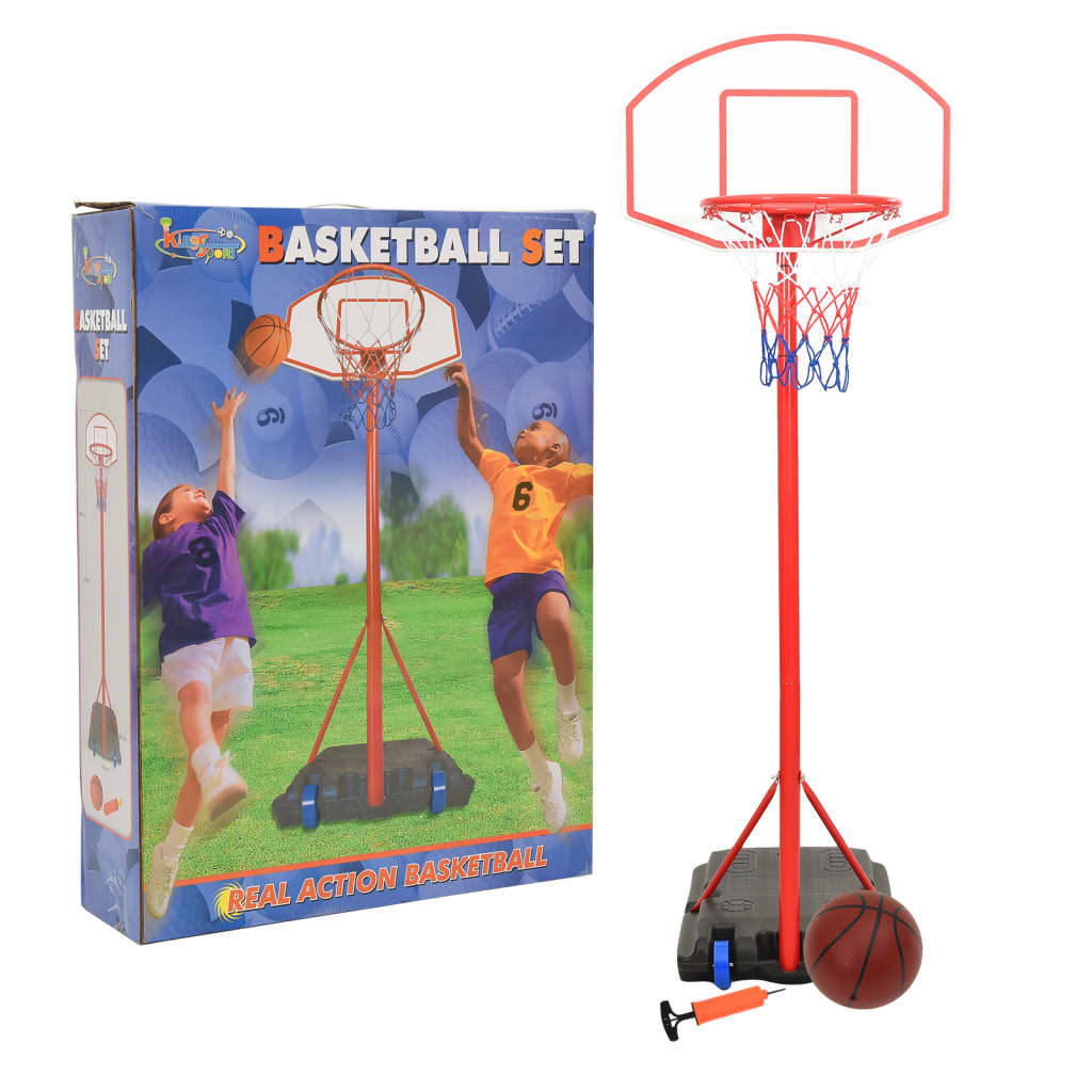vidaXL Přenosná basketbalová hrací sada nastavitelná 200-236 cm