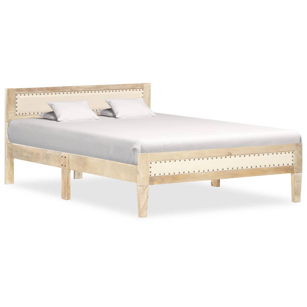 vidaXL Rám postele masivní mangovníkové dřevo 120 cm